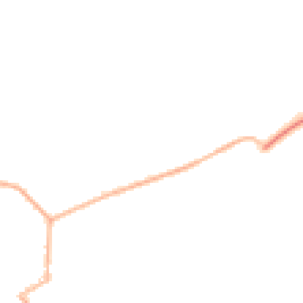Night-time road noise heatmap for PE6 0JF