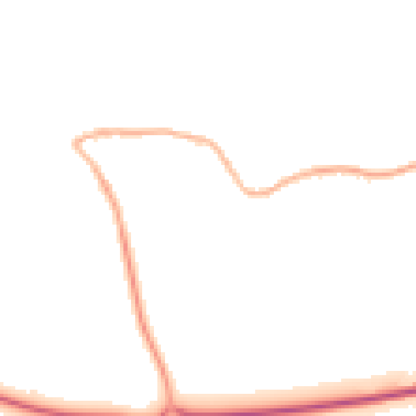 Night-time road noise heatmap for PE6 7LQ
