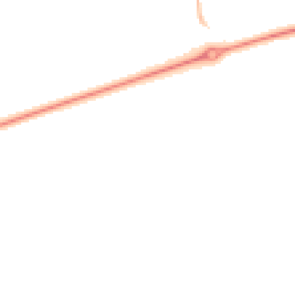 Night-time road noise heatmap for PE6 7UP
