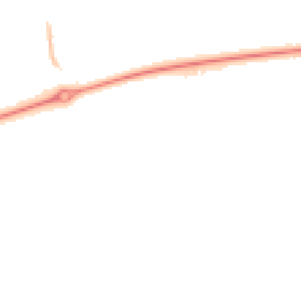 Night-time road noise heatmap for PE6 7ZA