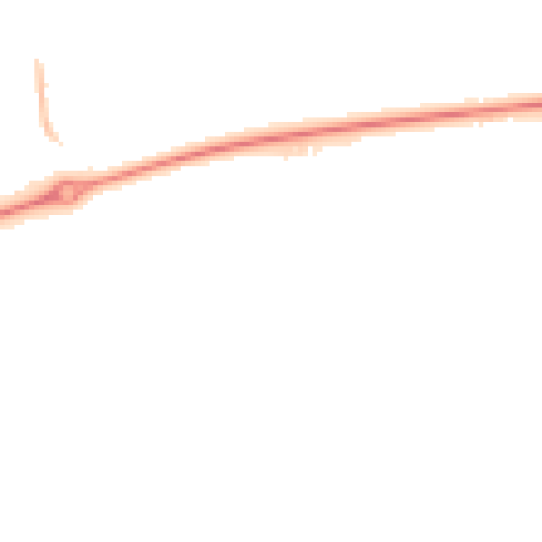 Night-time road noise heatmap for PE6 7ZJ