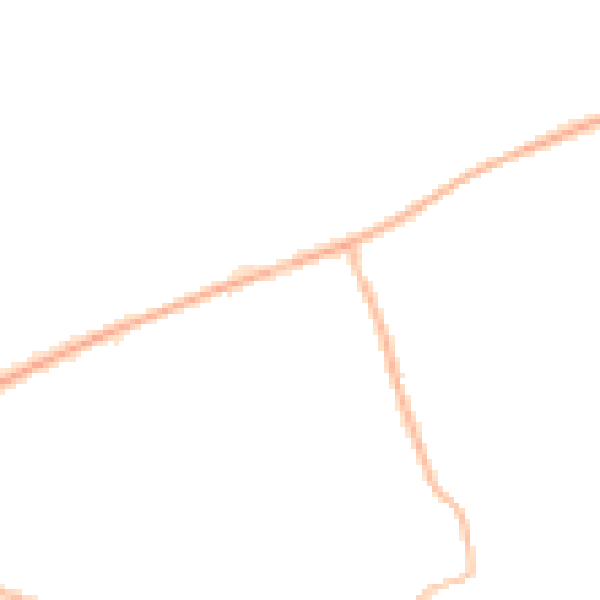 Night-time road noise heatmap for PE6 8PP