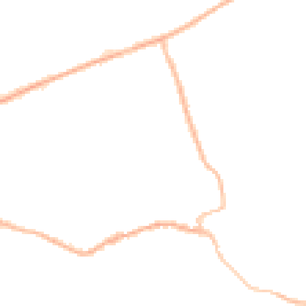 Night-time road noise heatmap for PE6 8QA