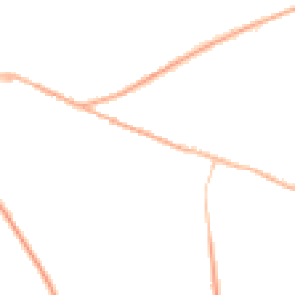 Night-time road noise heatmap for PE6 9AR