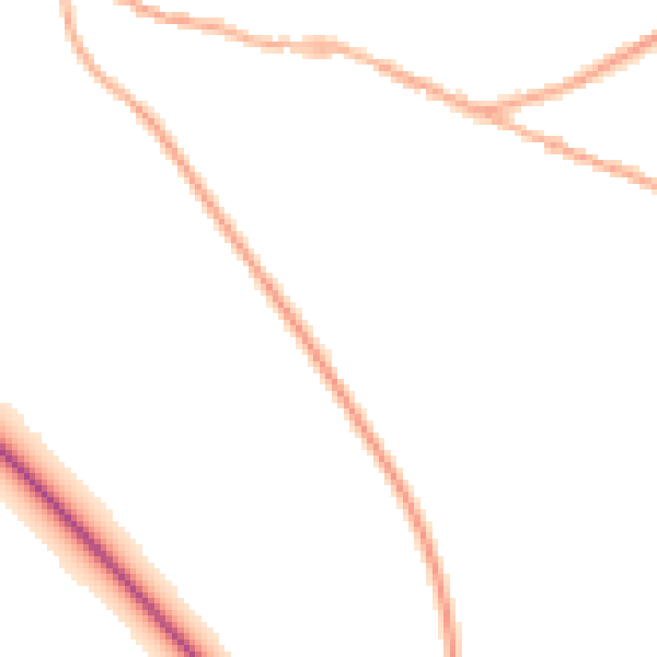 Night-time road noise heatmap for PE6 9BE