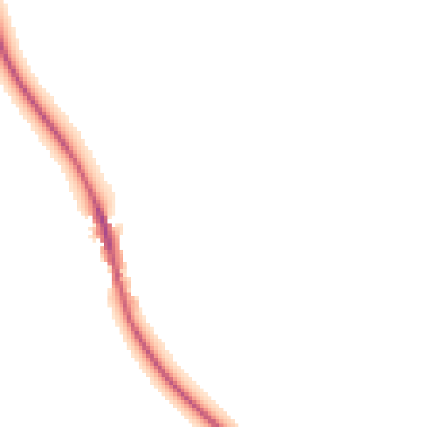 Night-time road noise heatmap for PE6 9PE