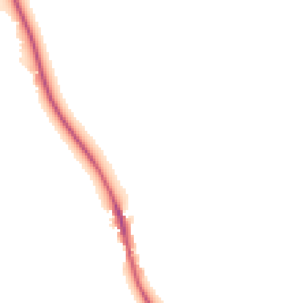 Night-time road noise heatmap for PE6 9PW