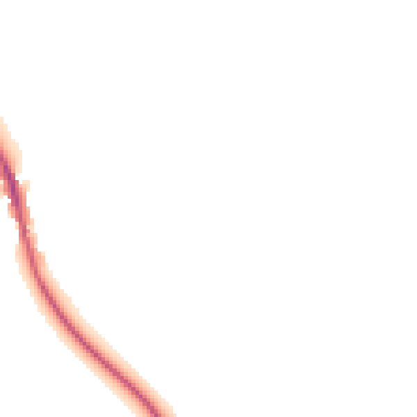 Night-time road noise heatmap for PE6 9QH