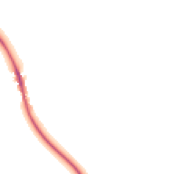 Night-time road noise heatmap for PE6 9QL