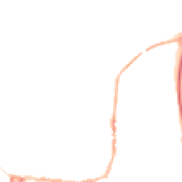 Night-time road noise heatmap for PE8 4AY