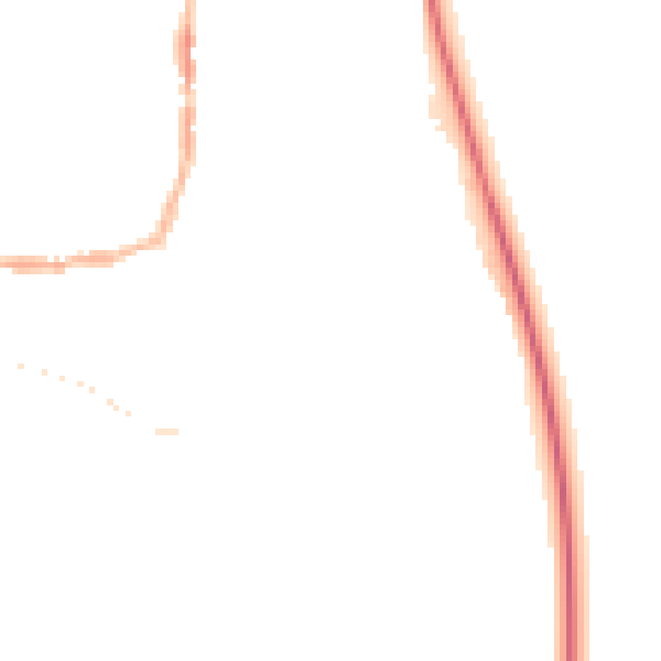 Night-time road noise heatmap for PE8 4BF