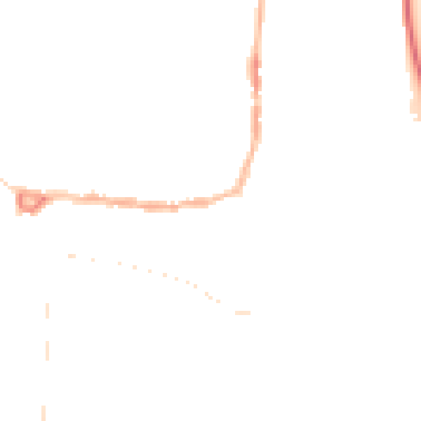 Night-time road noise heatmap for PE8 4BQ