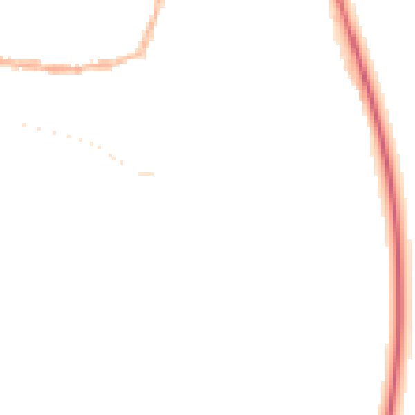 Night-time road noise heatmap for PE8 4BS