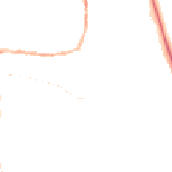 Night-time road noise heatmap for PE8 4BU