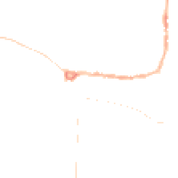 Night-time road noise heatmap for PE8 4DH