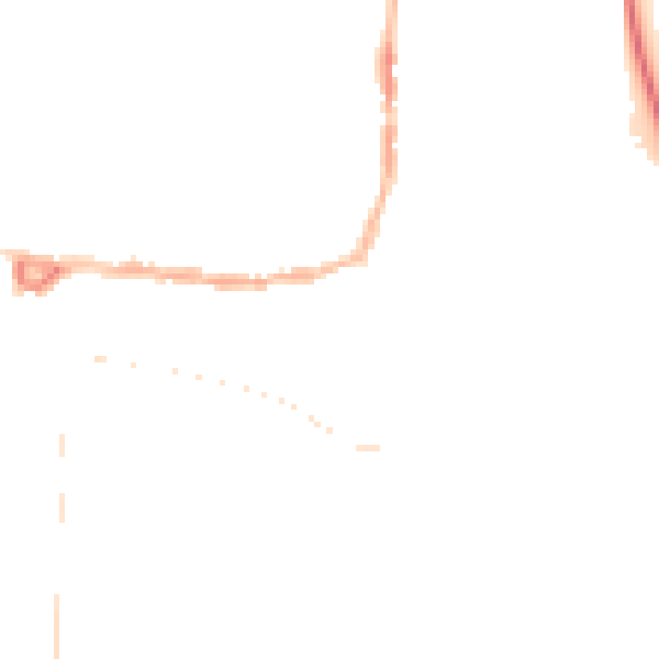 Night-time road noise heatmap for PE8 4DP