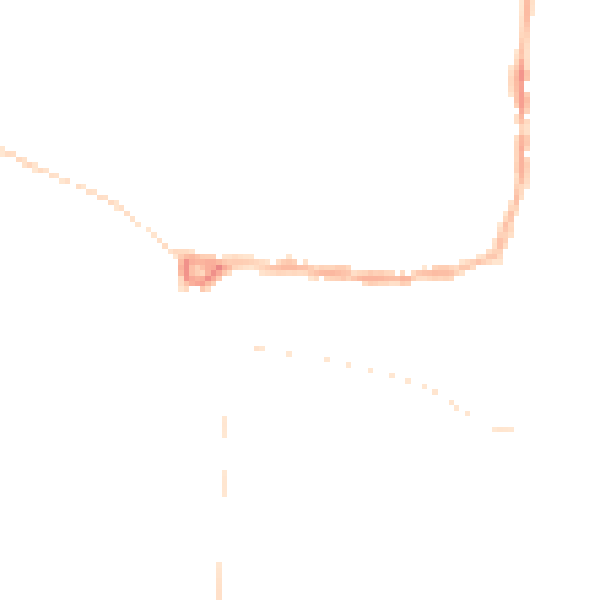 Night-time road noise heatmap for PE8 4ER