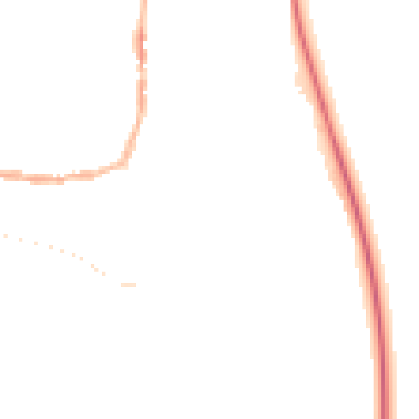 Night-time road noise heatmap for PE8 4FD