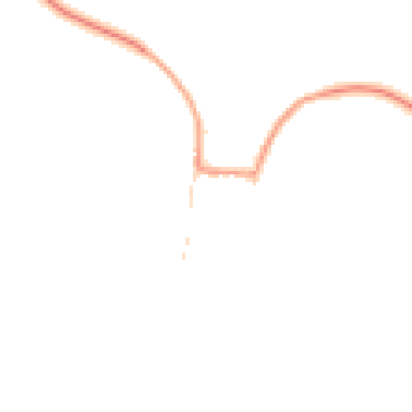 Daytime road noise heatmap for PE8 5AQ