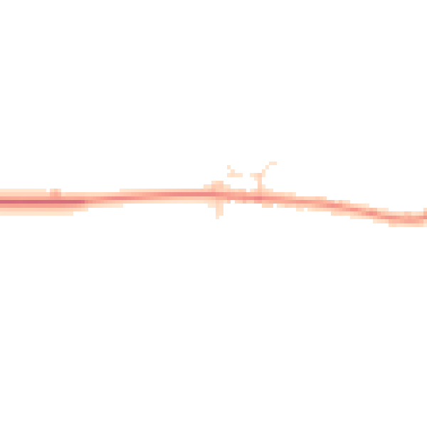 Daytime road noise heatmap for PE8 5AR