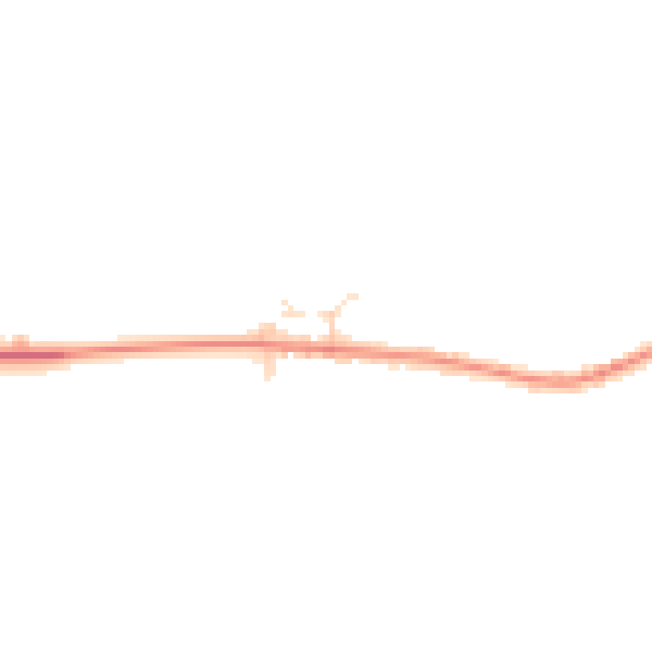 Daytime road noise heatmap for PE8 5AW