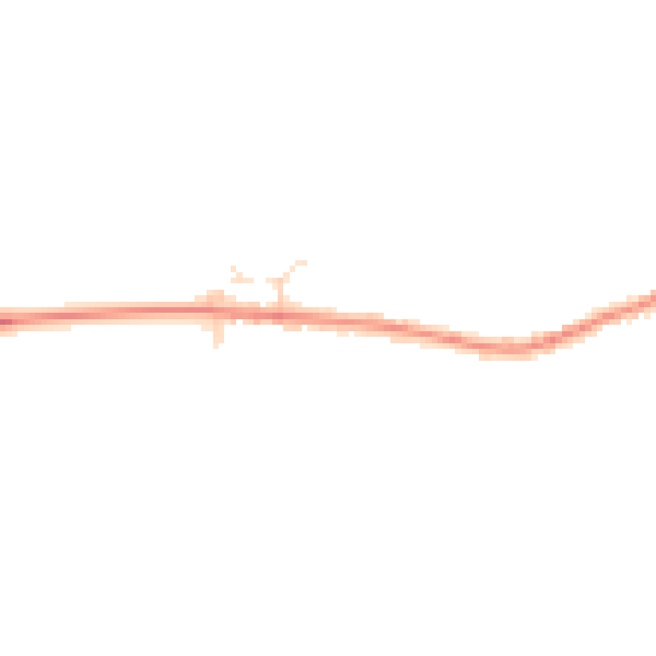Daytime road noise heatmap for PE8 5AX
