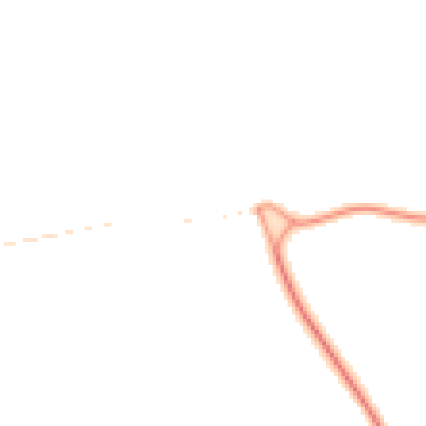 Daytime road noise heatmap for PE8 5BL