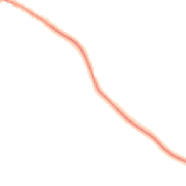 Daytime road noise heatmap for PE8 5DA