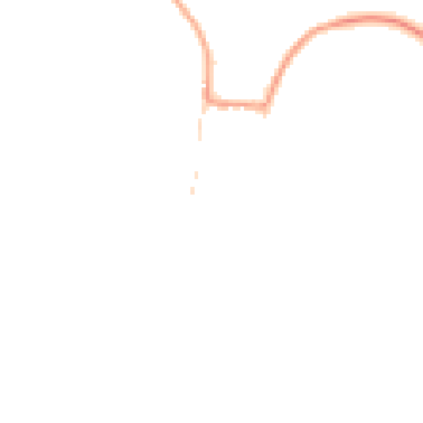 Daytime road noise heatmap for PE8 5DJ