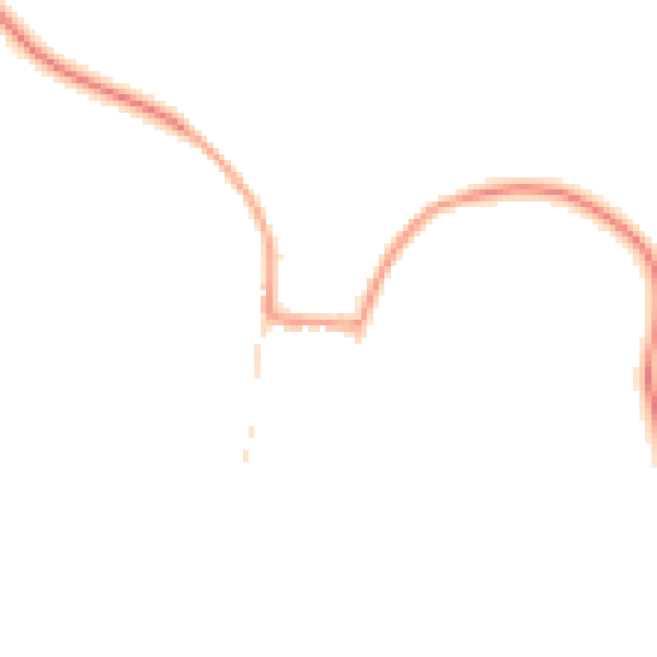 Daytime road noise heatmap for PE8 5DL