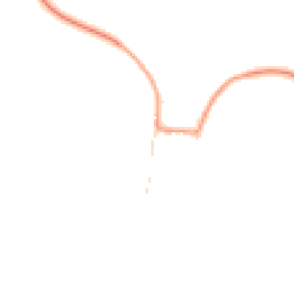Daytime road noise heatmap for PE8 5DQ