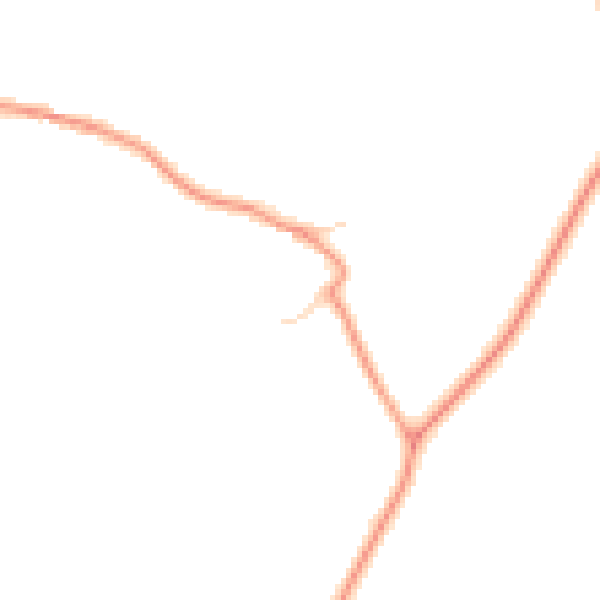 Daytime road noise heatmap for PE8 5HH