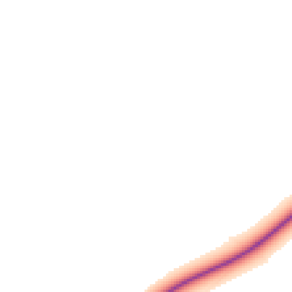 Night-time road noise heatmap for PE8 5HT