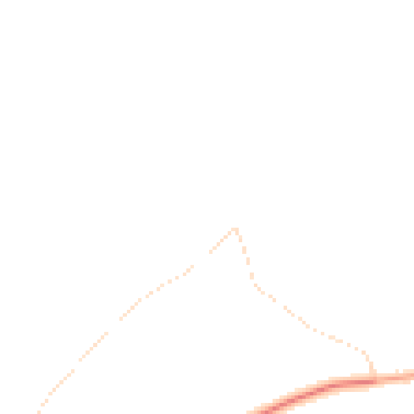 Daytime road noise heatmap for PE8 5HY