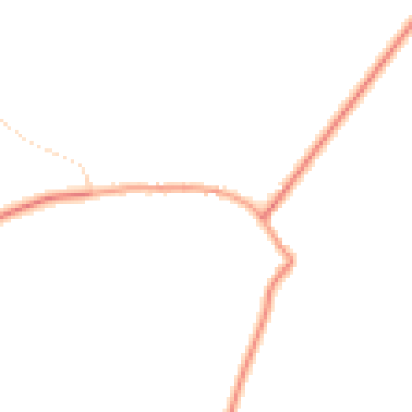 Daytime road noise heatmap for PE8 5HZ