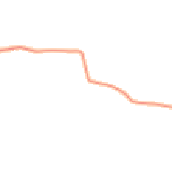 Daytime road noise heatmap for PE8 5JD