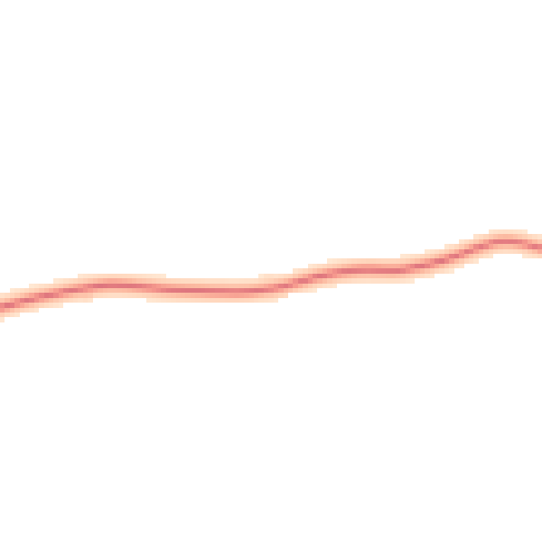 Daytime road noise heatmap for PE8 5LY