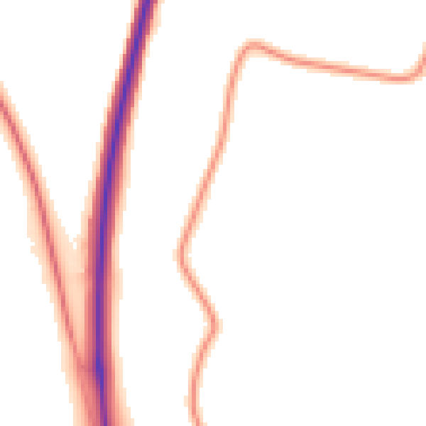 Daytime road noise heatmap for PE8 5PP