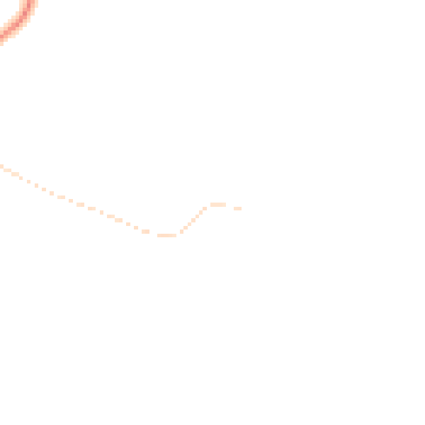 Daytime road noise heatmap for PE8 5PR