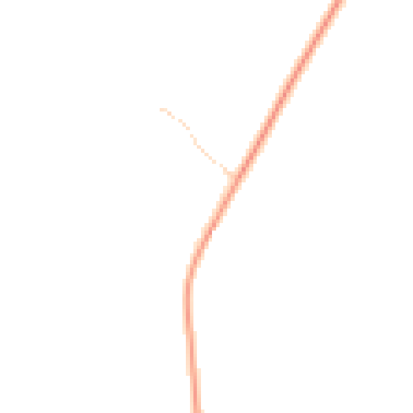 Daytime road noise heatmap for PE8 5SL