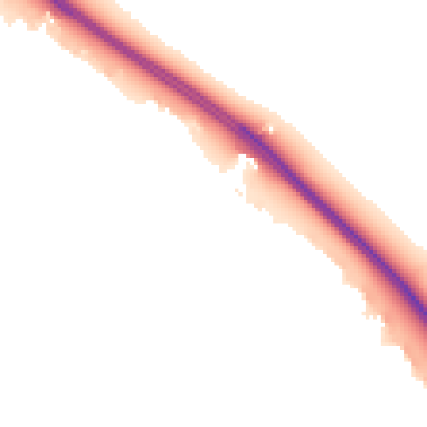 Night-time road noise heatmap for PE8 6DB