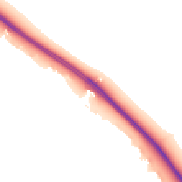 Night-time road noise heatmap for PE8 6DF
