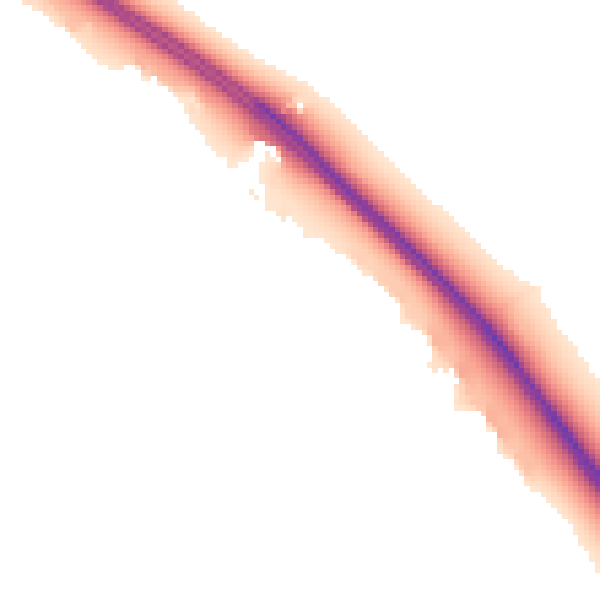 Night-time road noise heatmap for PE8 6DG