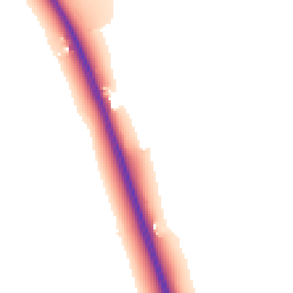 Night-time road noise heatmap for PE8 6HJ