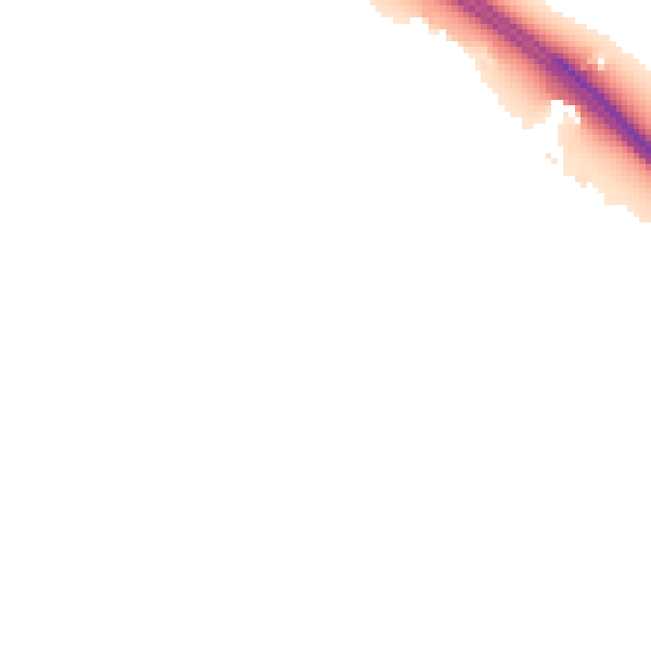 Night-time road noise heatmap for PE8 6HQ