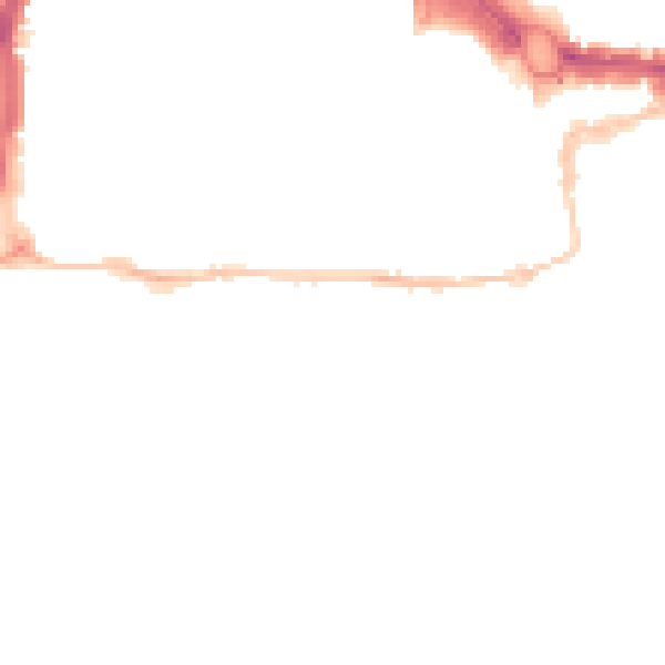 Night-time road noise heatmap for PL1 2HX