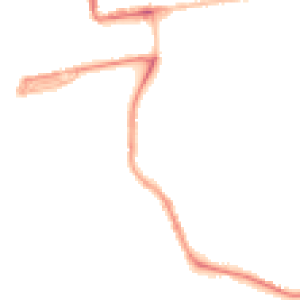 Night-time road noise heatmap for PL1 4BQ