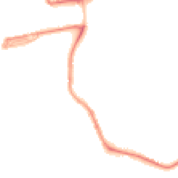 Night-time road noise heatmap for PL1 4BR