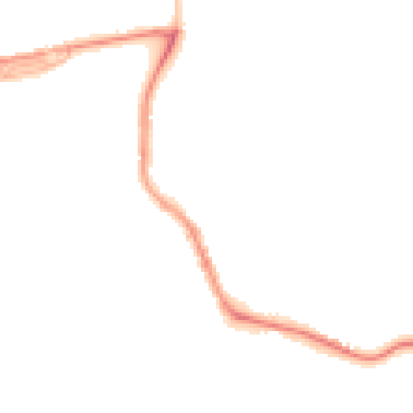 Night-time road noise heatmap for PL1 4DW