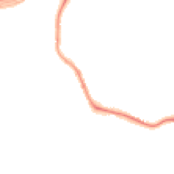 Night-time road noise heatmap for PL1 4GJ